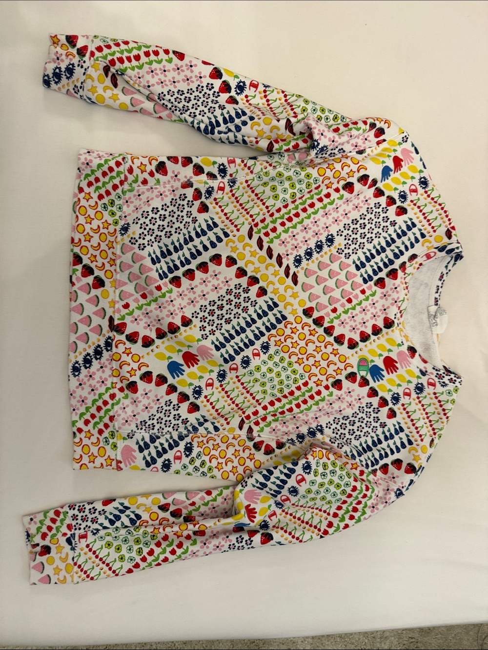Champion Multicolor Patterned Girls' Sweatshirt